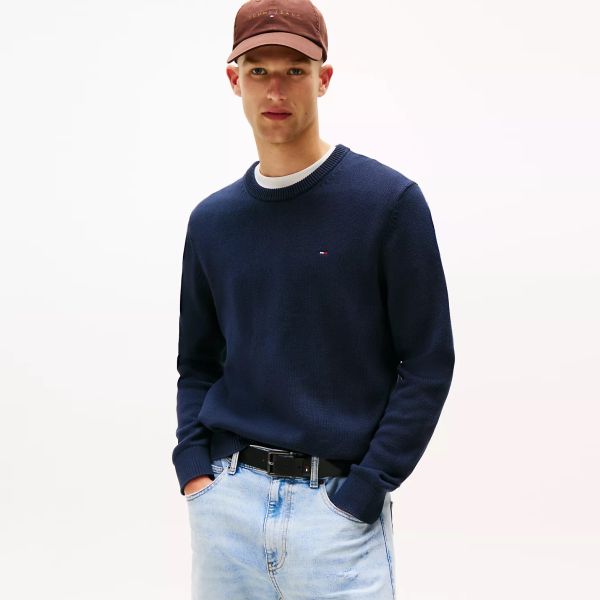 Tommy Jeans Slim Essential Sweater Navy