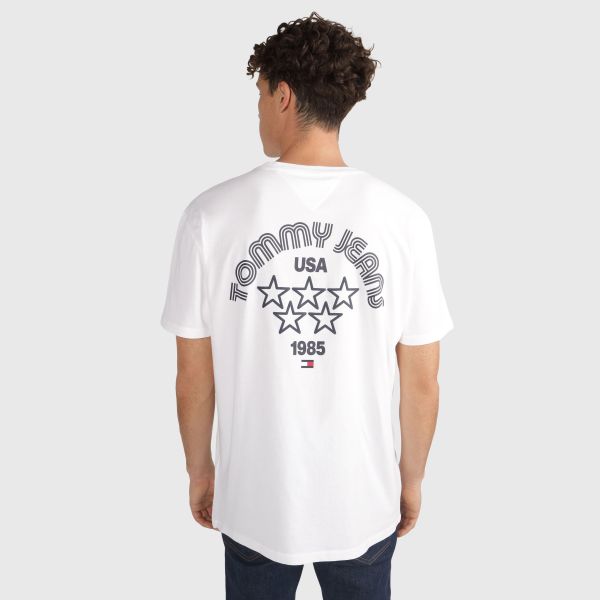 Tommy Jeans Star DNA Twist T-shirt Wit