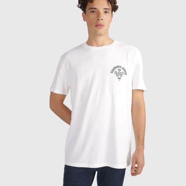 Tommy Jeans Star DNA Twist T-shirt Wit