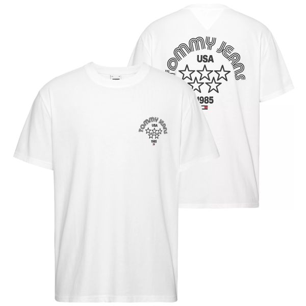 Tommy Jeans Star DNA Twist T-shirt Wit