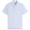 Tommy Jeans Tipped Polo Licht Blauw