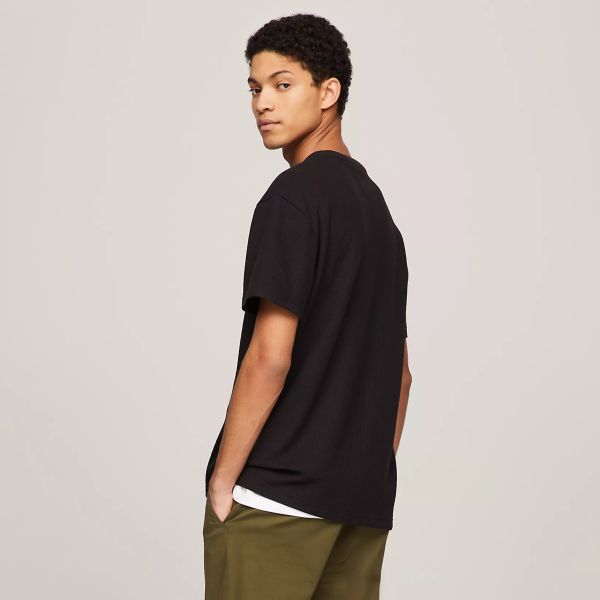 Tommy Jeans Waffle Pocket T-shirt Zwart