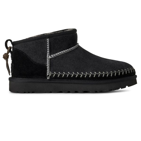 UGG Classic Ultra Mini Biarritz Laars Zwart