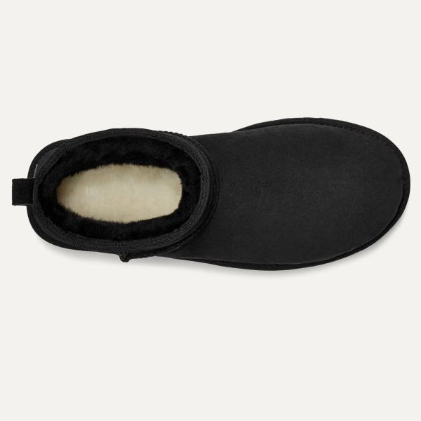 UGG Classic Ultra Mini Laars Zwart
