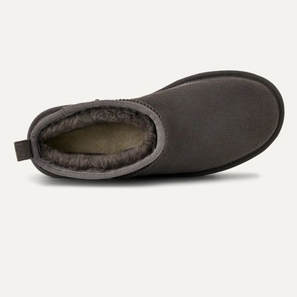 UGG Classic Ultra Mini Platform Laars Antraciet