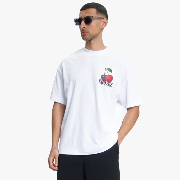 Croyez Cerise D'Amour T-shirt Wit
