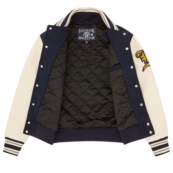 Billionaire Boys Club Fanfare Script Wool Varsity Jack Navy