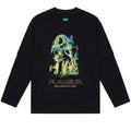 Flâneur City Aliens Layered Longsleeve T-shirt Zwart