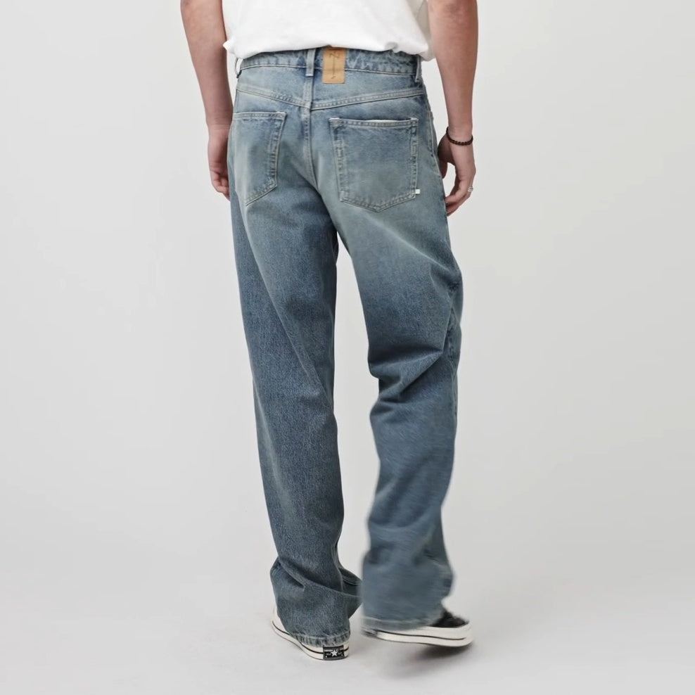 Tenue Jim Loose Fit Jeans Blauw