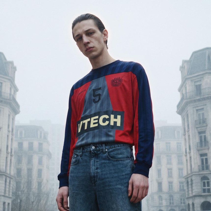 Han Kjøbenhavn Club Longsleeve T-shirt Navy/Rood/Grijs