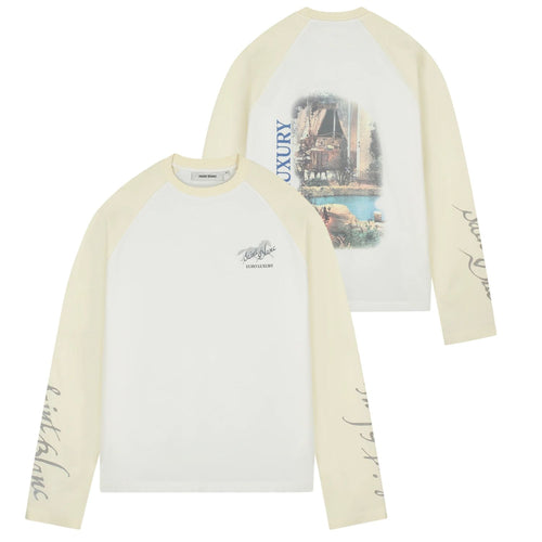 Saint Blanc Euro Luxury Raglan Longsleeve T-shirt Off White