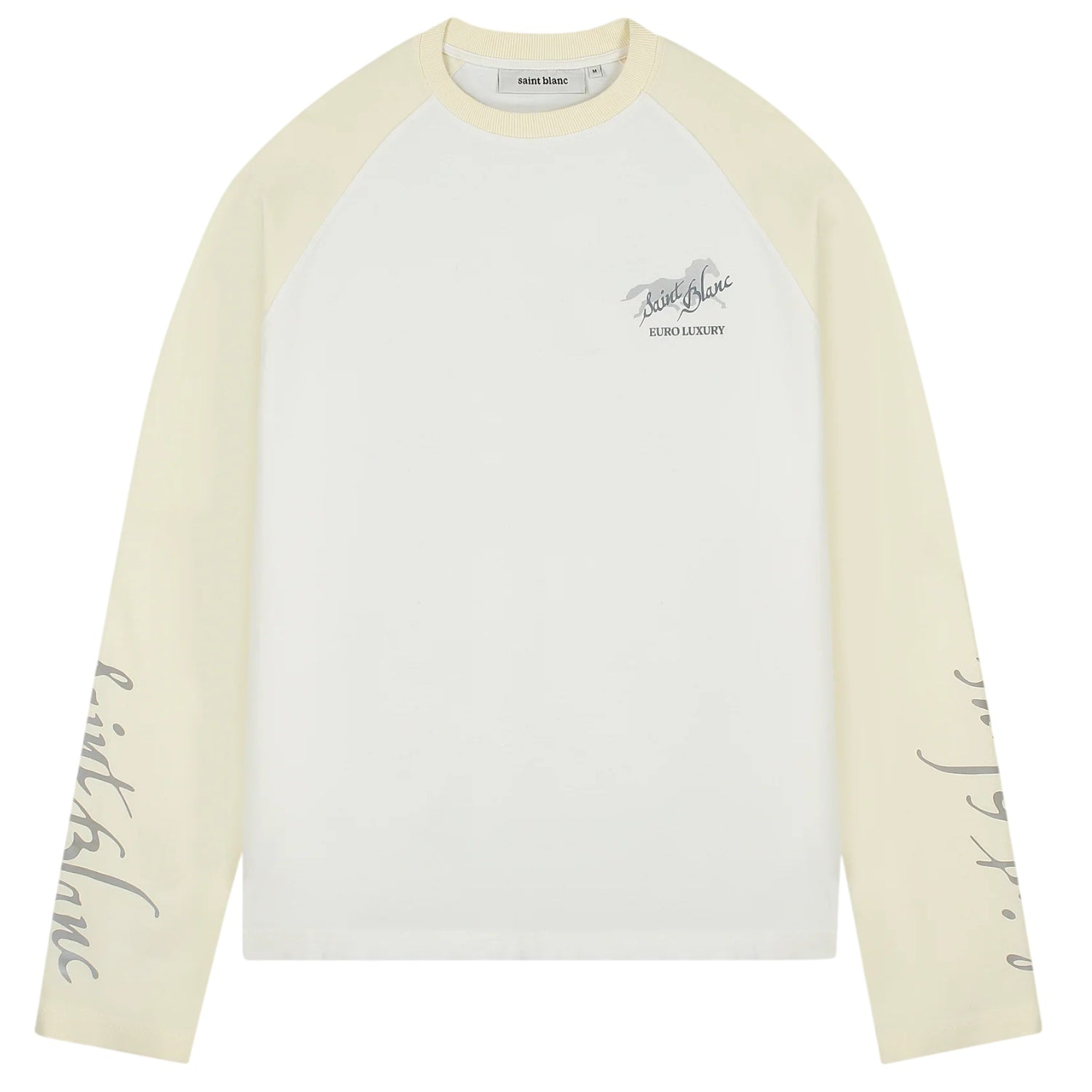 Saint Blanc Euro Luxury Raglan Longsleeve T-shirt Off White