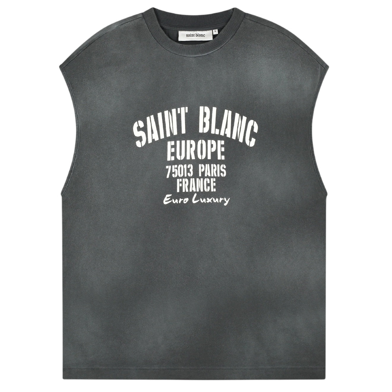 Saint Blanc Euro Luxury Sleeveless Top Zwart