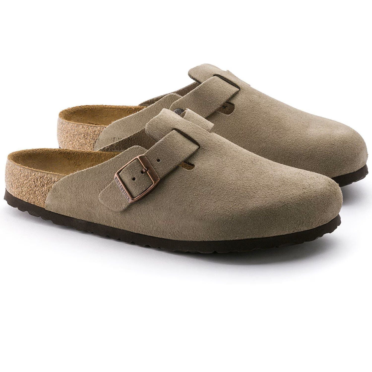 Birkenstock Boston Soft Pantoffel Beige