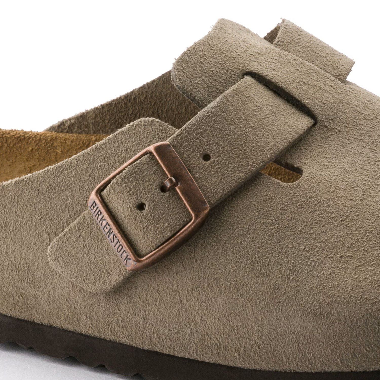 Birkenstock Boston Soft Pantoffel Beige