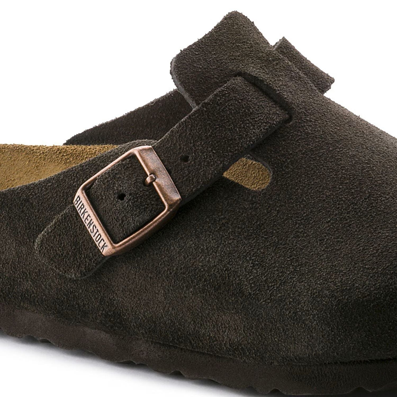 Birkenstock Boston Soft Pantoffel Bruin