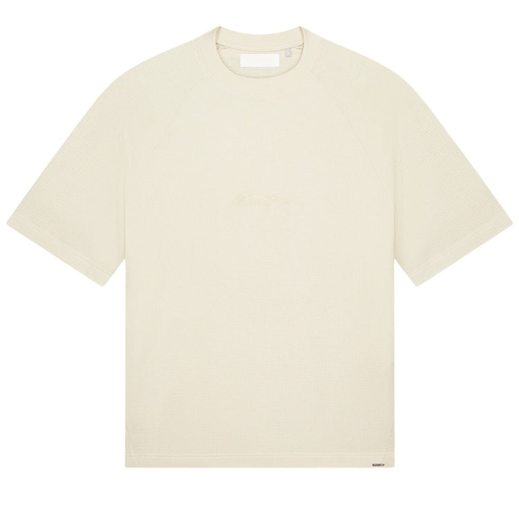 Croyez Waffle Raglan T-shirt Beige