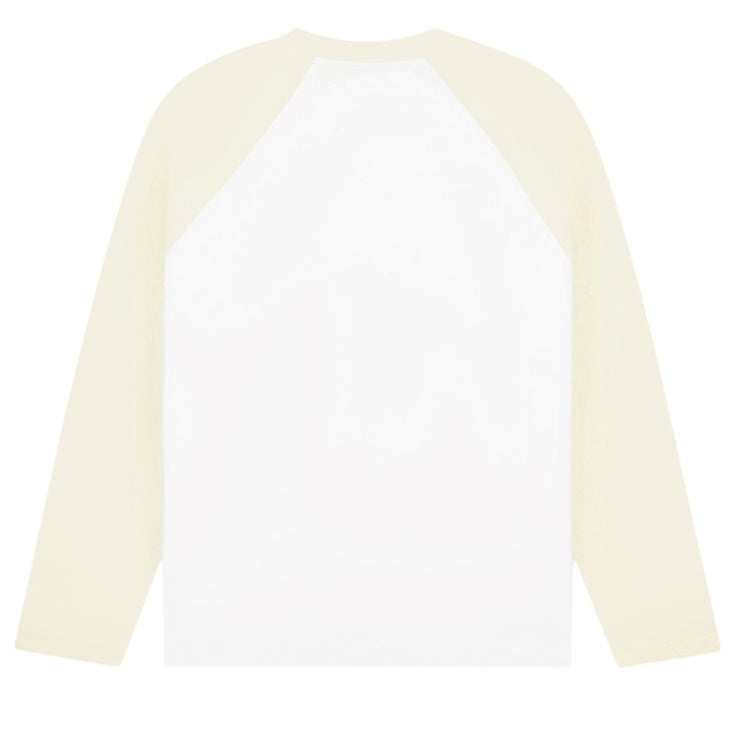 Croyez Two Tone Longsleeve T-shirt Off White/Geel