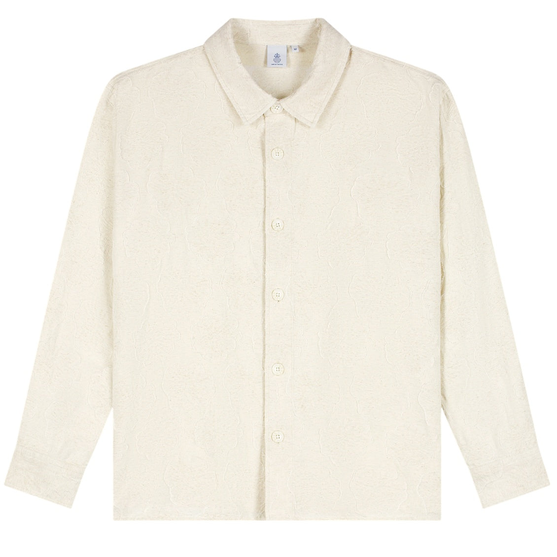 Law of the Sea Dusk Jacquard Overshirt Off White