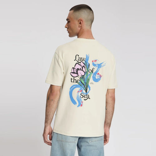 Law of the Sea Life Flow Artwork T-shirt Off White