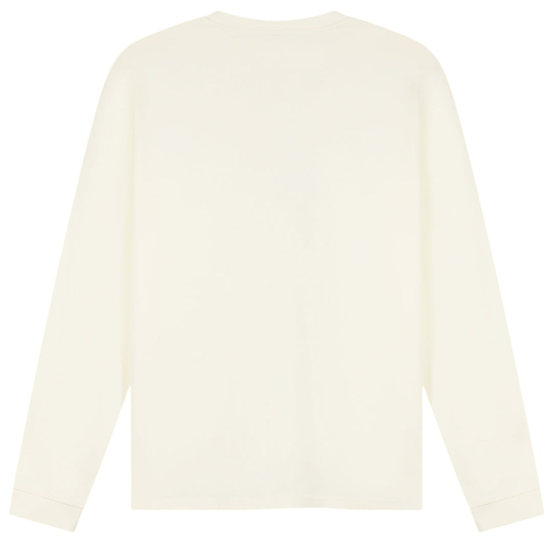 Law of the Sea Mazu Artwork Longsleeve T-shirt Off White