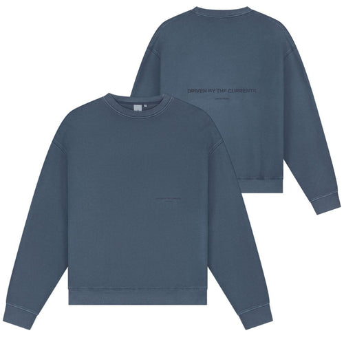 Law of the Sea Torria Garment Dyed Sweater Donker Blauw
