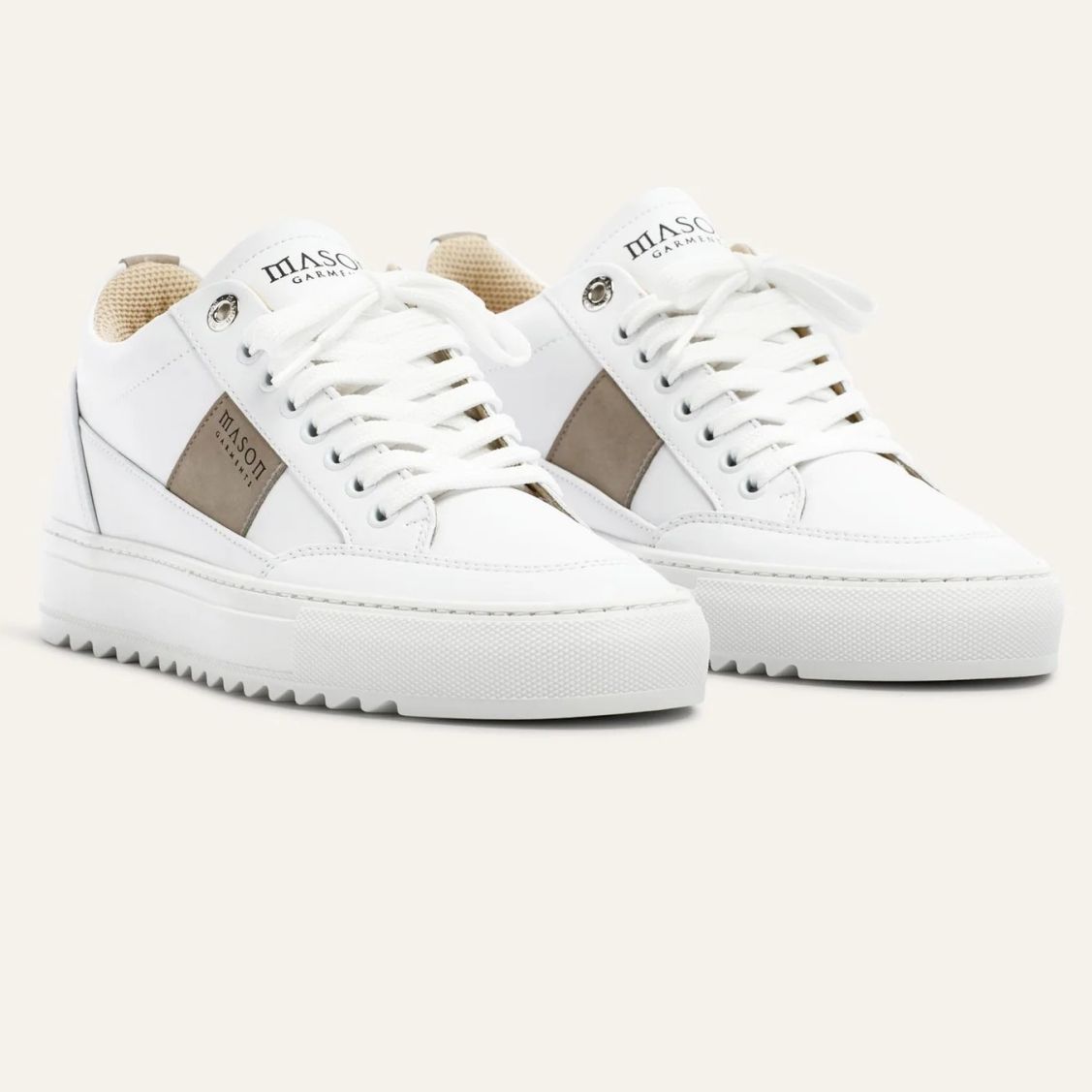 Mason Garments Tia Mescolanza 6A Sneaker Wit/Bruin