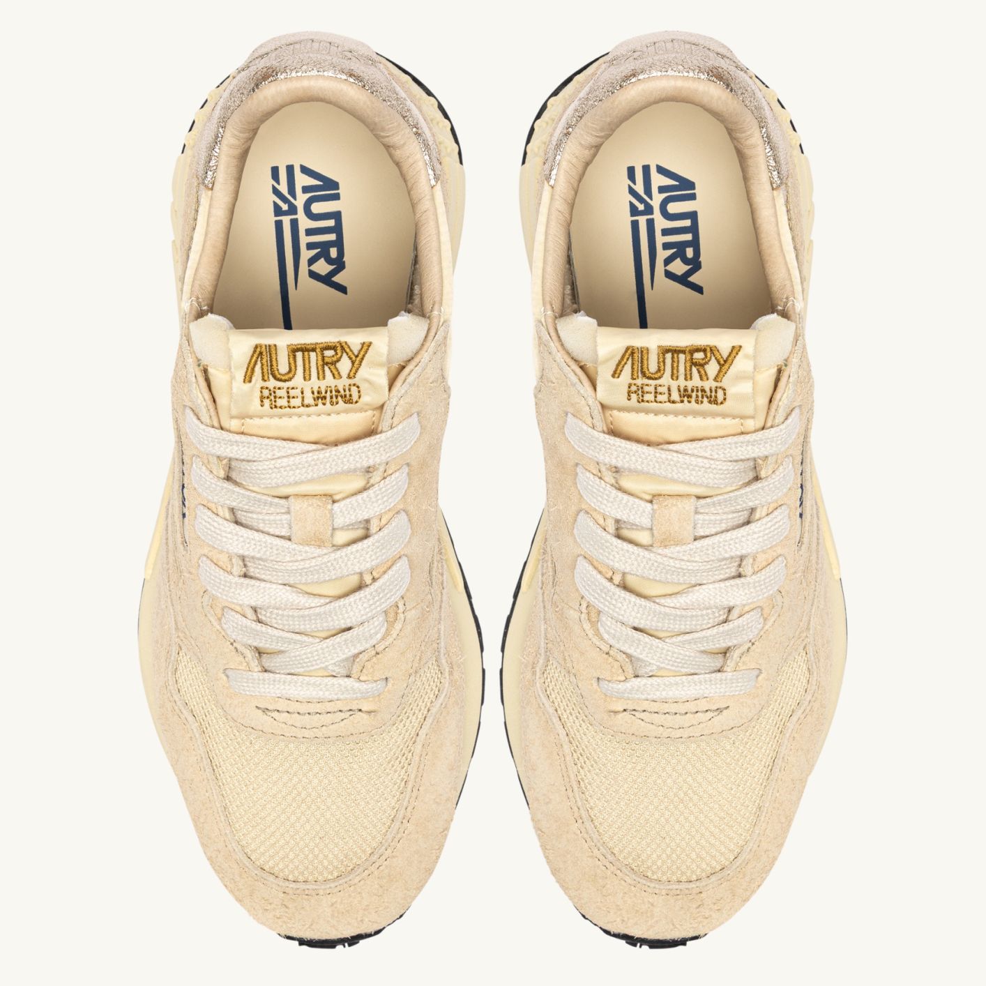 Autry Reelwind Low Sneaker Beige/Zilver
