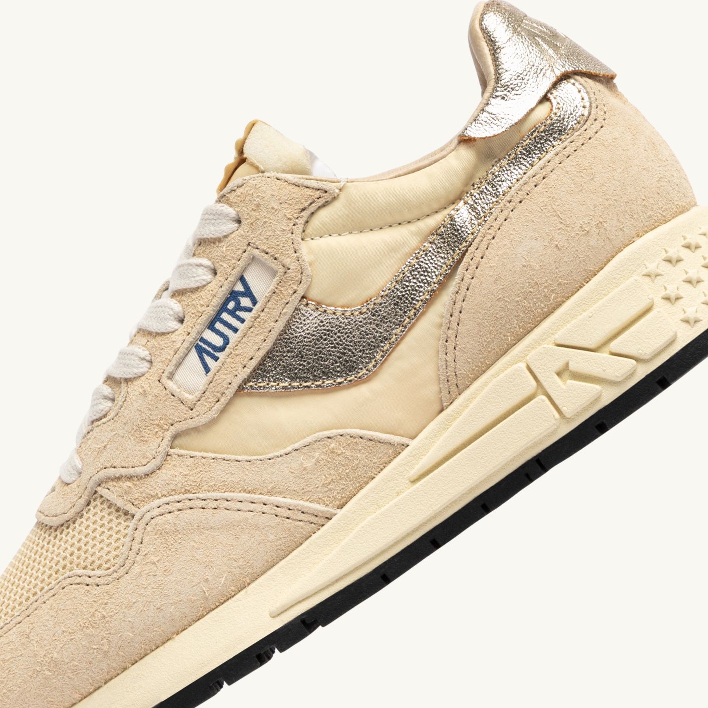 Autry Reelwind Low Sneaker Beige/Zilver