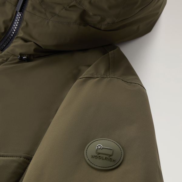 Woolrich Arctic Stretch Down Parka Donker Groen