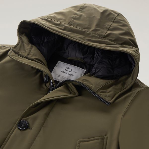 Woolrich Arctic Stretch Down Parka Donker Groen