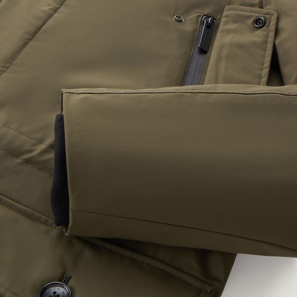 Woolrich Arctic Stretch Down Parka Donker Groen