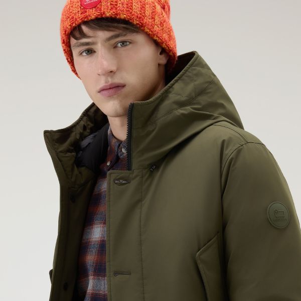 Woolrich Arctic Stretch Down Parka Donker Groen