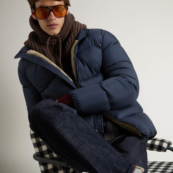 Woolrich Cloud Eagle Puffer Navy