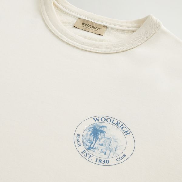 Woolrich Graphic Sweater Beige
