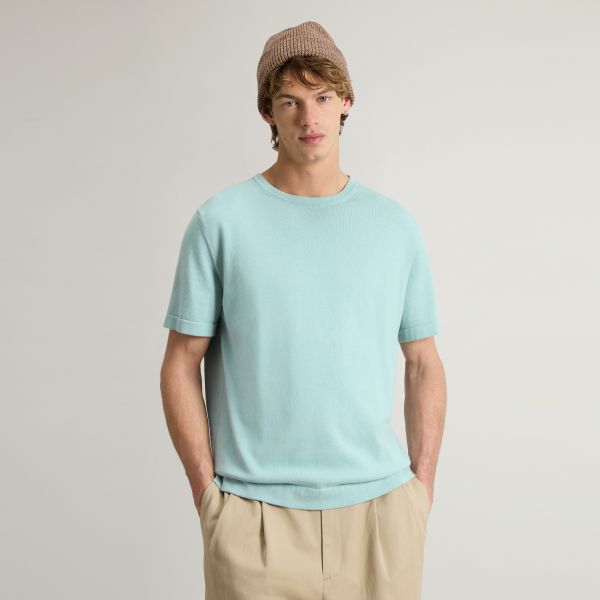 Woolrich Knitted T-shirt Mint