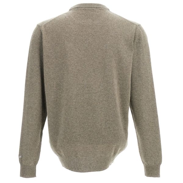 Woolrich Lambswool Sweater Donker Groen