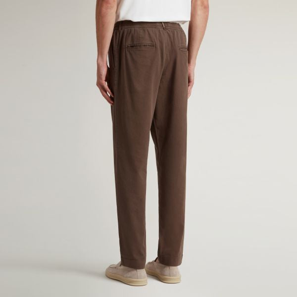 Woolrich Linen Blend Milton Broek Bruin