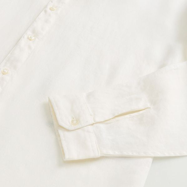 Woolrich Linen Overhemd Wit