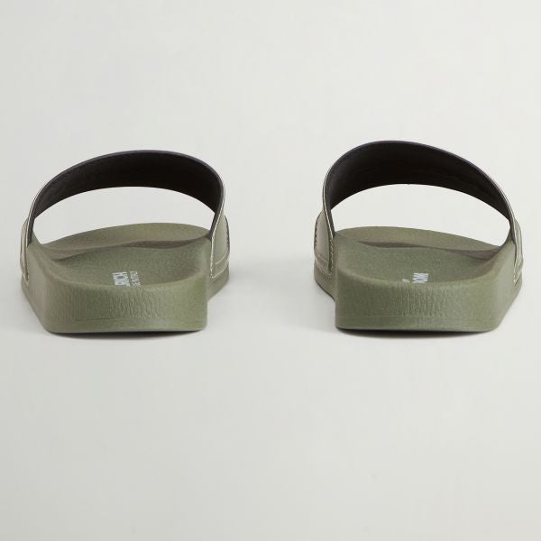 Woolrich Logo Slippers Donker Groen