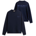 Woolrich Marco Logo Sweater Navy