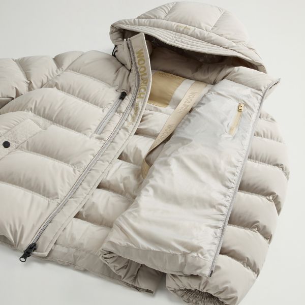 Woolrich Matt Stretch Puffer Beige