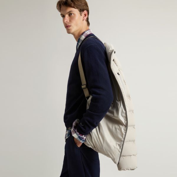 Woolrich Matt Stretch Puffer Beige
