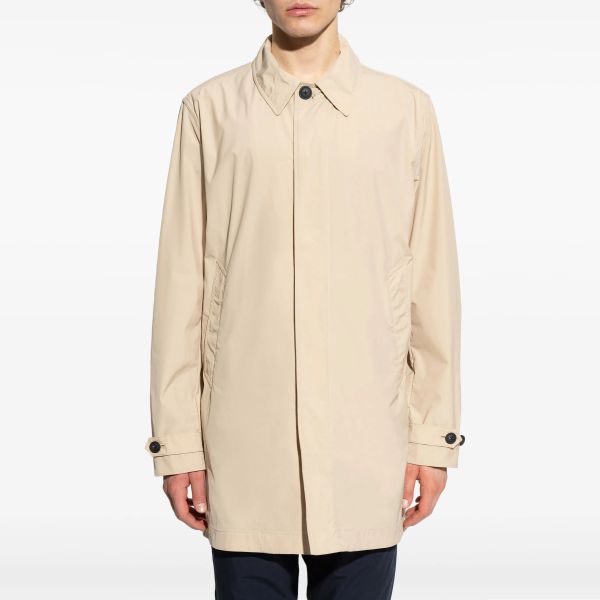 Woolrich New City Car Coat Off White