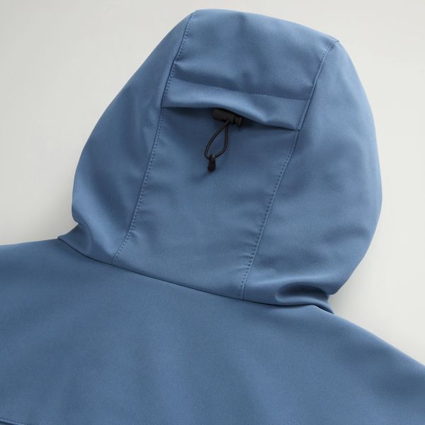 Woolrich Pacific Soft Shell Jack Blauw