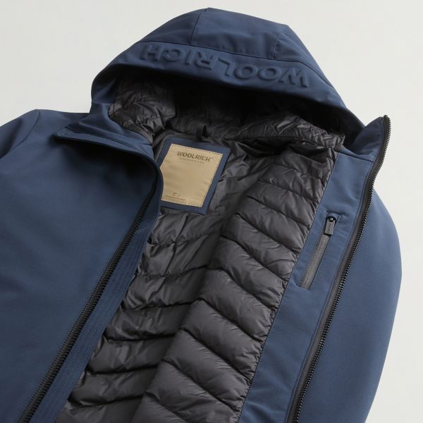 Woolrich Pacific Soft Shell Jack Navy