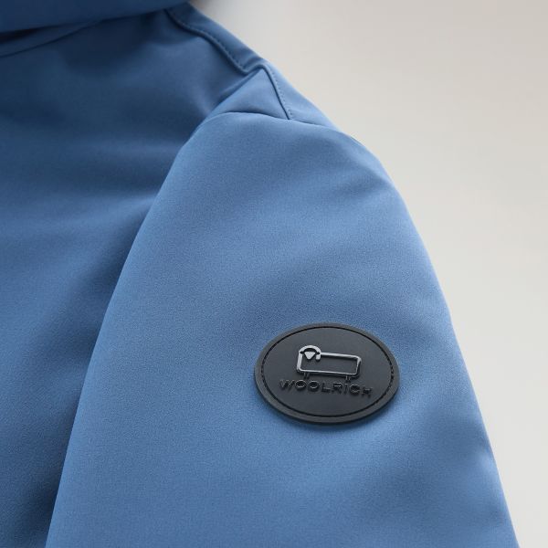 Woolrich Pacific Soft Shell Jack Blauw