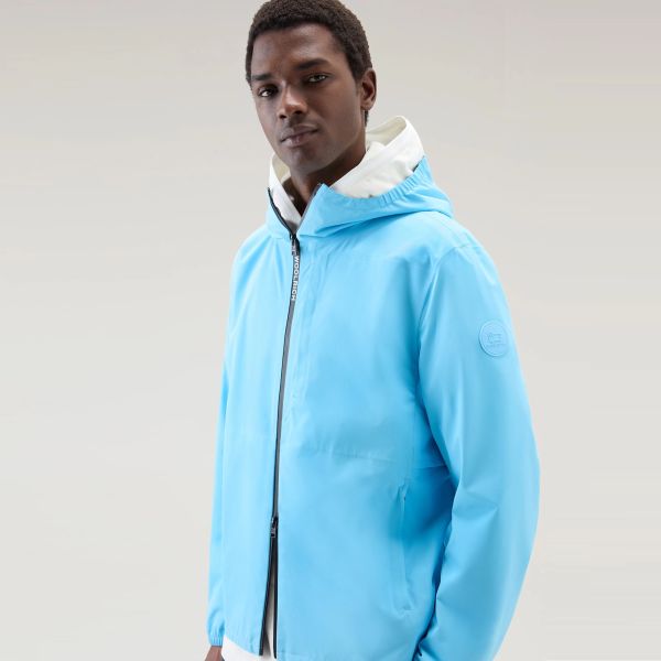 Woolrich Pacific Two Layers Jack Blauw