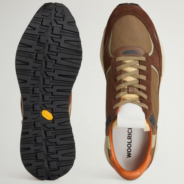 Woolrich Retro Sneaker Bruin