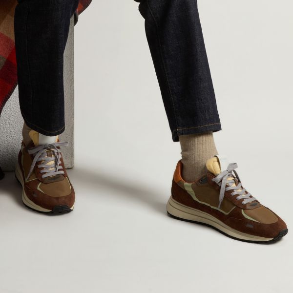 Woolrich Retro Sneaker Bruin